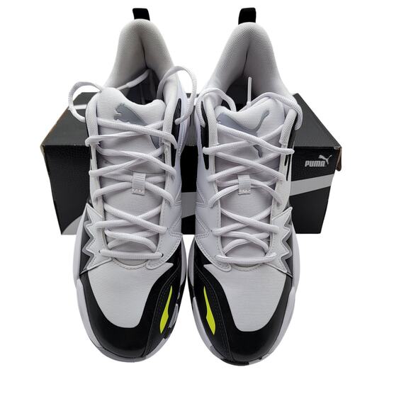 Puma Genetics White Electric Lime Sneakers - Men\'s Size 10.5 main image 6